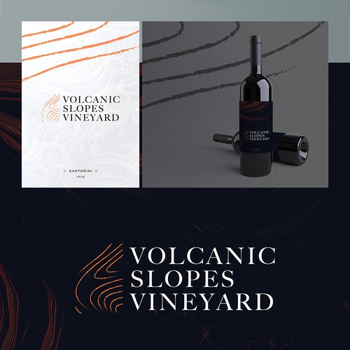 Bold logo and brand concept for Vineyard 