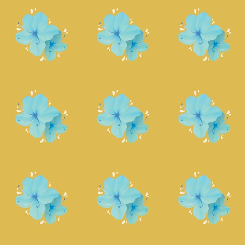 flower pattern for swimsuit