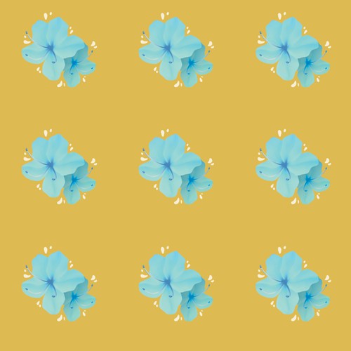 flower pattern for swimsuit