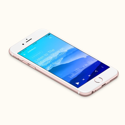 Audioburst Mobile Audio Player