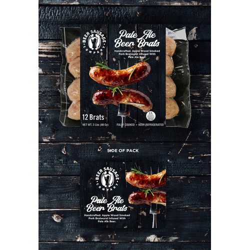 Ale sausage packaging