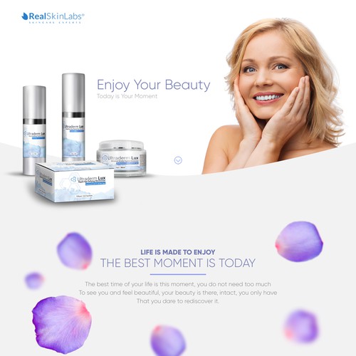 RealSkinLabs Landing Page