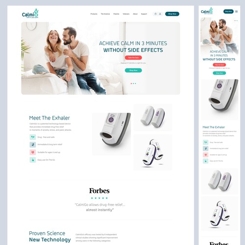 CalmGo Design Web Product