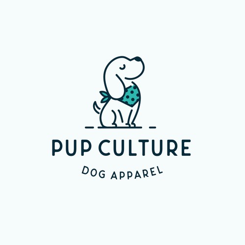 Logo for a high-end dog apparel brand 