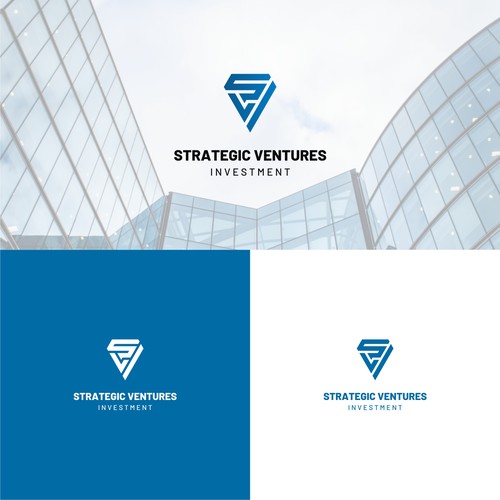 Logo concept monogram letter SVI