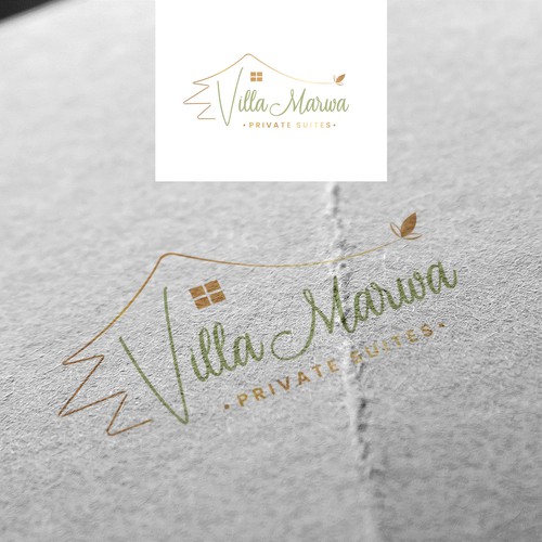 Villa Marwa Logo Design