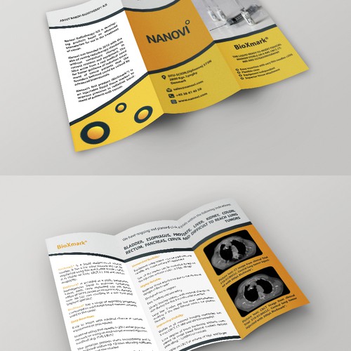 Create a capturing brochure for Nanovi!