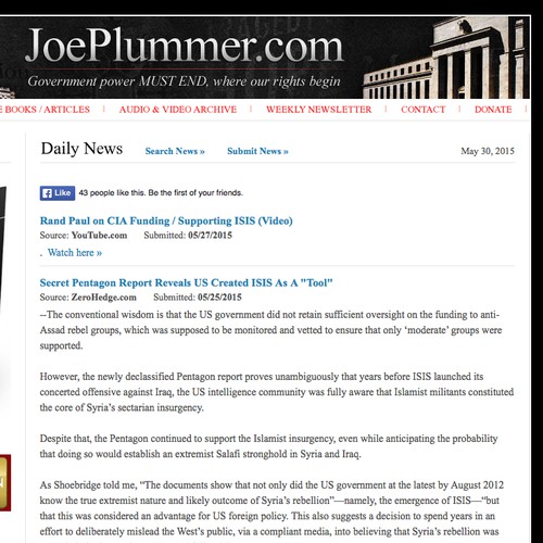 Web Banner for JoePlummer.com