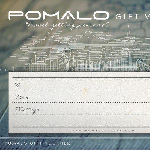 Create a gift card that capture the joy & uniqueness of bespoke travel experiences