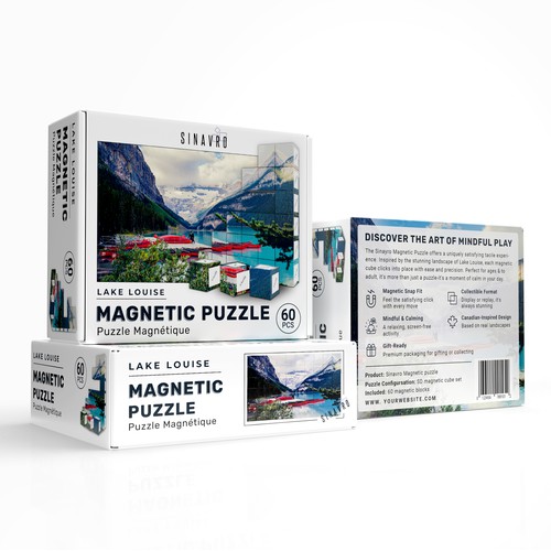 Contest Winning Box Design for SINAVRO Magnetic Puzzle