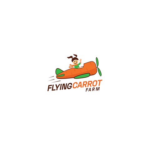 Flying Carrot Farm Logo