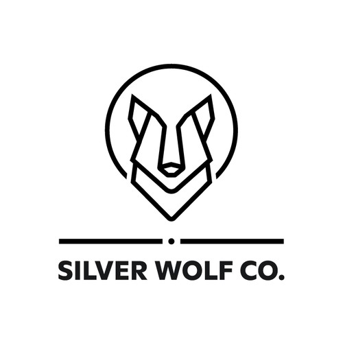 Simple wolf icon