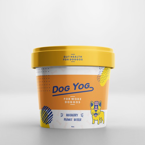 Ice Cream for Dogs Bucket Packaging