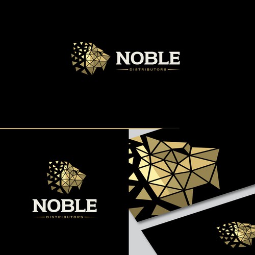 Modern logo for NOBLE Distributors