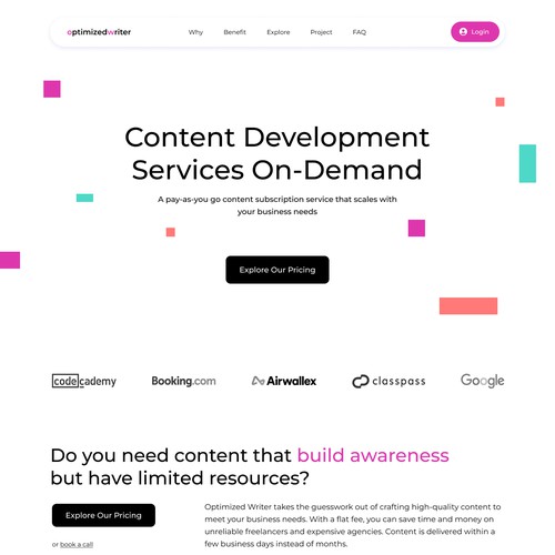 content development service
