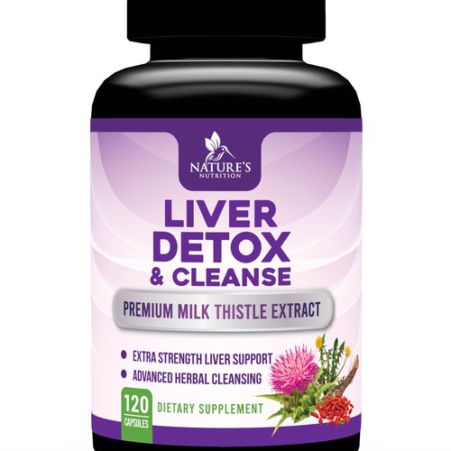 Liver detox label