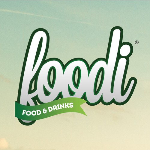 Create a cute logo for cool food startup