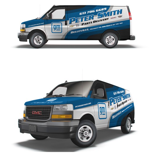 Van wrap design for Peter Smith