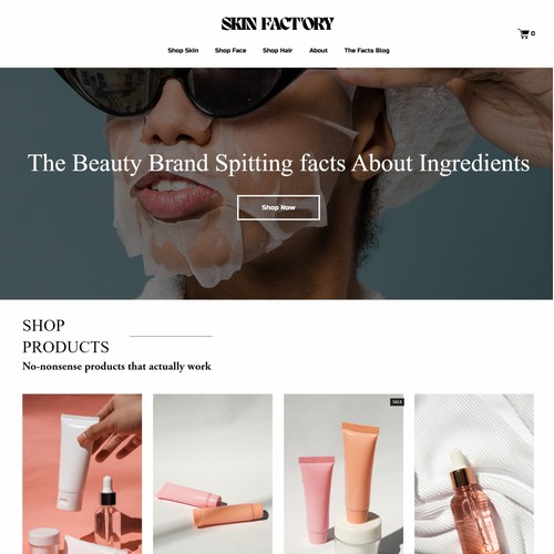 Skincare Website