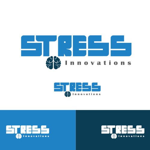 Create a simple modern logo for Stress Innovations