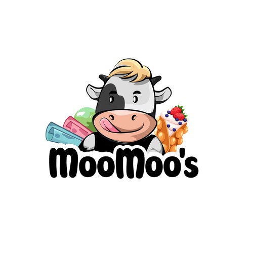 moomoo's logo for ice cream 