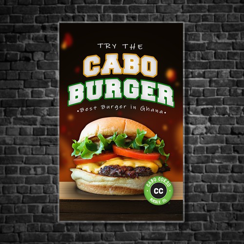 Cabo Burger Billboard concept