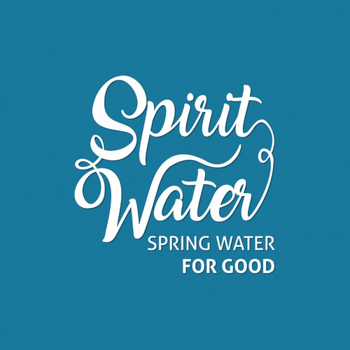 Fluid logo for a bottled water brand