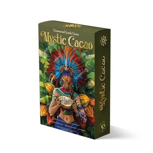 Mystic Cacao packaging