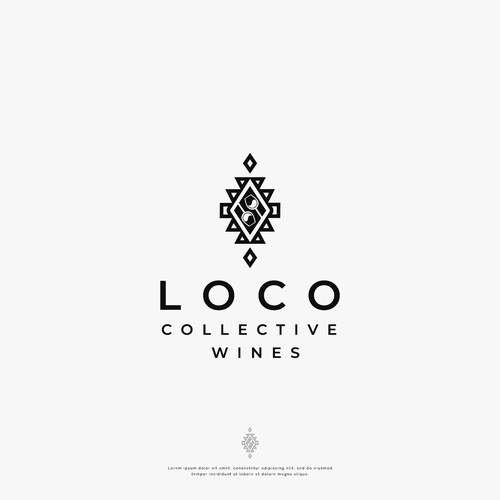Winning Logo Concept for Loco Collective Wines