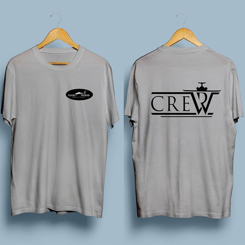 Aviation Company Crew T-Shirt Design