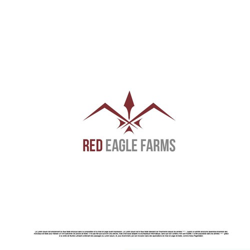 Concept de logo minimaliste pour une société agroalimentaire