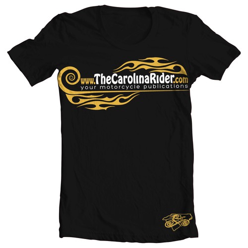 Create the next t-shirt design for The Carolina Rider