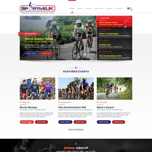 Cycling Event Organising company Home Page