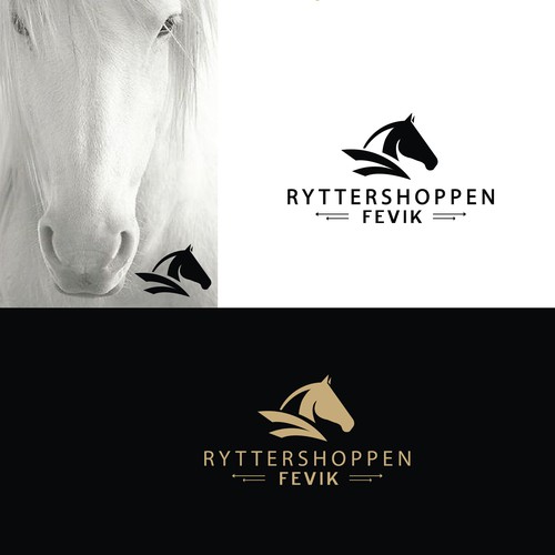 SOLD -Bold logo for shop with horse related items 