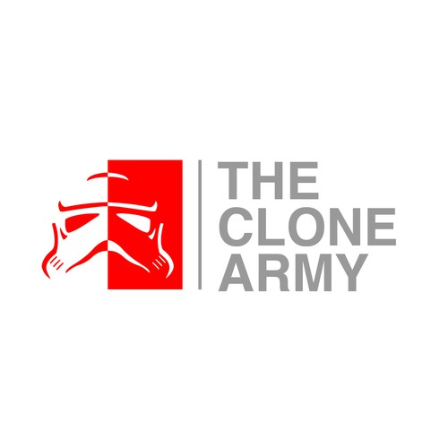 Create a modern logo for print and design company The Clone Army