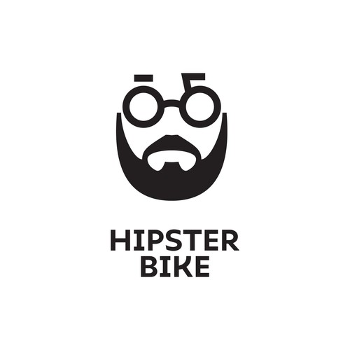 Hipster Bike Logo