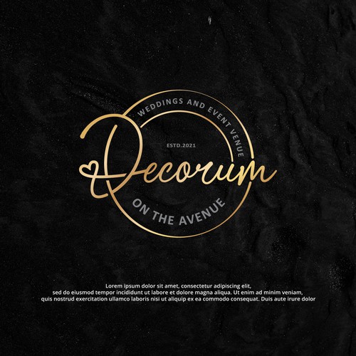 logo concept for decorum