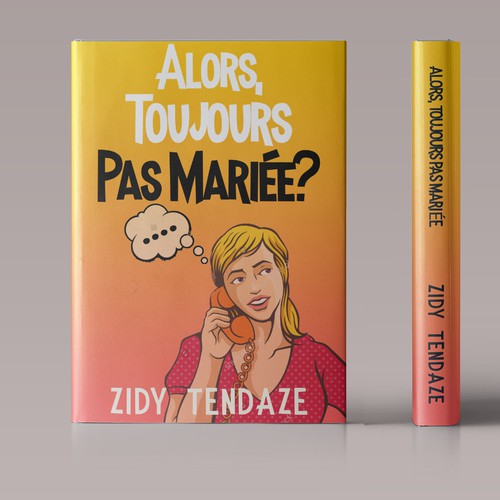 Book cover concept for French Chick lit covers