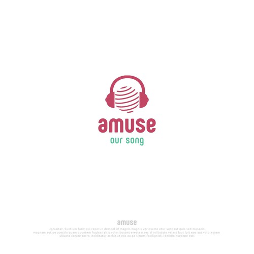 Logo Design "Amuse" our song