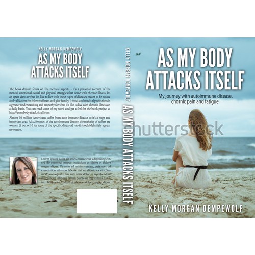 Create a cover for a book on autoimmune disease, chronic pain & fatigue!