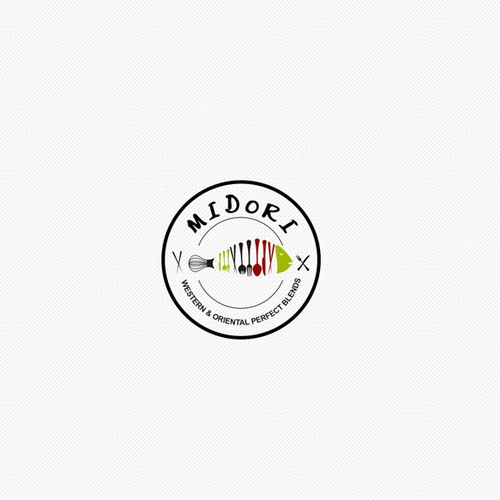 logo and business card for Midori (green in japanese)