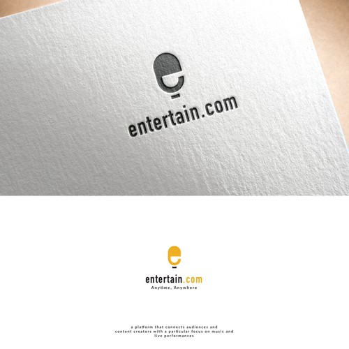 logo concept for entertain.com