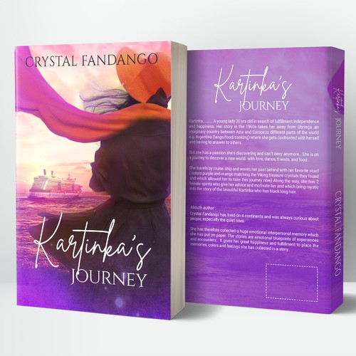 Book cover design for Kartinka's Journey