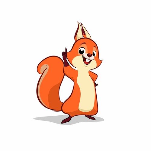 Squirrel Mascot Design