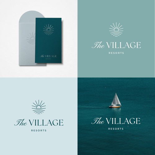 Logo for a luxury vacation property of the highest class