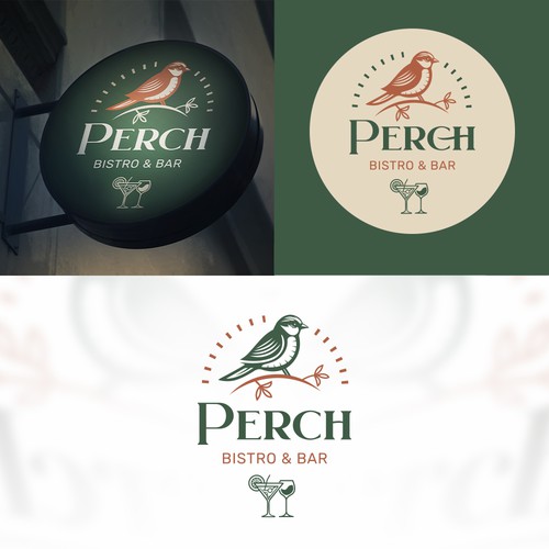 Professional Logo Design for Perch Bistro & Bar