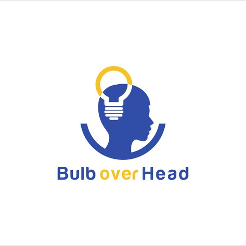 Bold logo concept for Bulb over Head