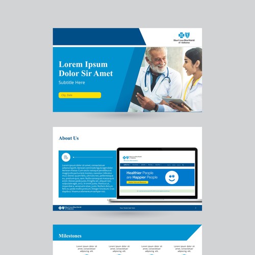 BluecrossBlueshield Powerpoint Template