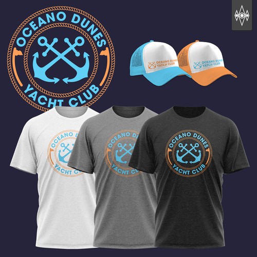 Graphic Tee Design for a Yacht Club of the Sand Dunes