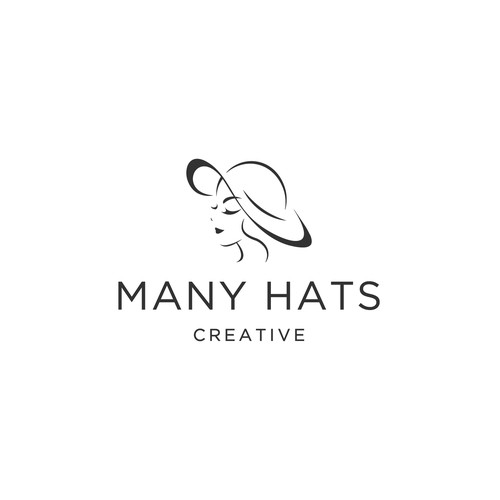 Logo Concept for Lady with Hat